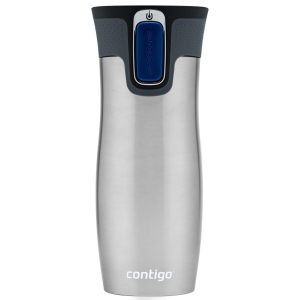 Contigo Thermobecher West Loop 470 ml, Silber