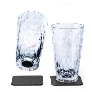 Silwy Outdoor-Longdrinkglas Hightech-Kunststoffgläser 2er-Set