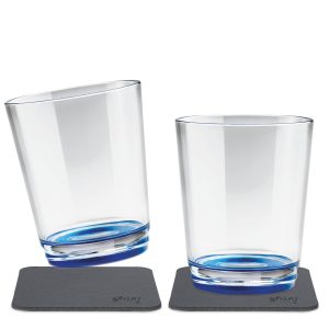 Silwy Outdoor-Becher Lui Blue 2er-Set magnetisch 2.5 dl
