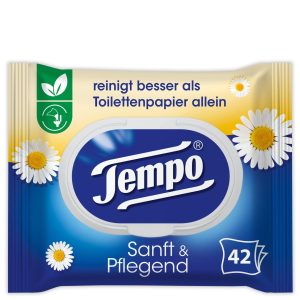 Tempo Feuchttücher sanft & pflegend Kamille 42 Stück