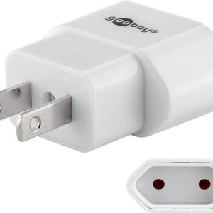 Max Hauri Reiseadapter EU – USA, Weiss