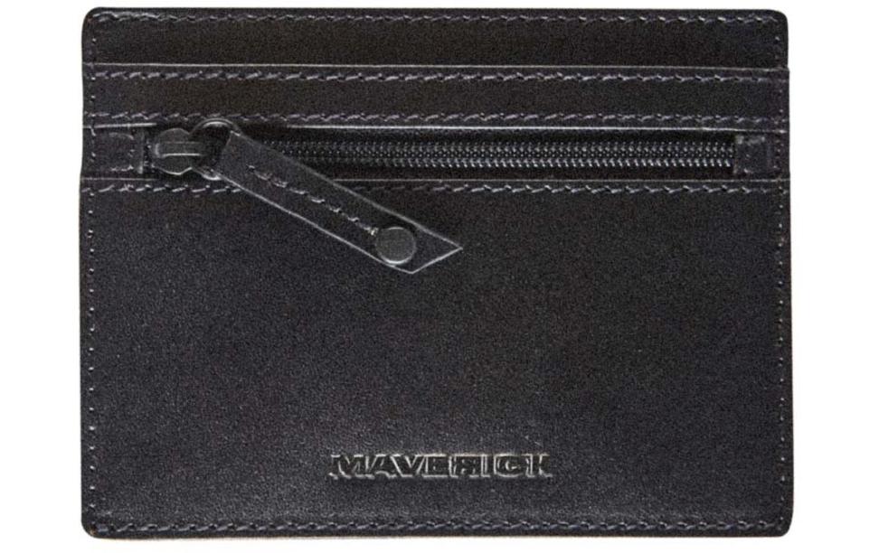 Maverick Portemonnaie All Black 11.5 x 8.7 cm, Schwarz