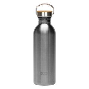 KOOR Trinkflasche Acciaio Legno 1 L