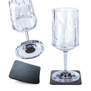 Silwy Magnet-Kunststoffgläser Wein