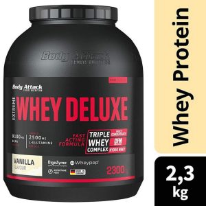Body Attack Pulver Extreme Whey Deluxe Vanille 2300 g