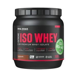 Body Attack Pulver Extreme Iso Whey Professional Schokolade 500 g