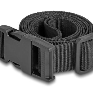 Delock Koffergurt verstellbar, Schwarz, 1.5 m, 2 Stück