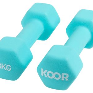 KOOR Kurzhantel-Set 3 kg, Blau