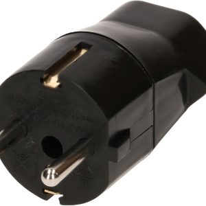 Max Hauri Reiseadapter Schuko – T23, Schwarz