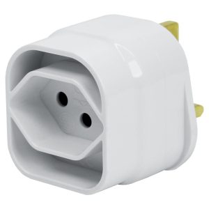 STEFFEN Reiseadapter CH – UK, Weiss