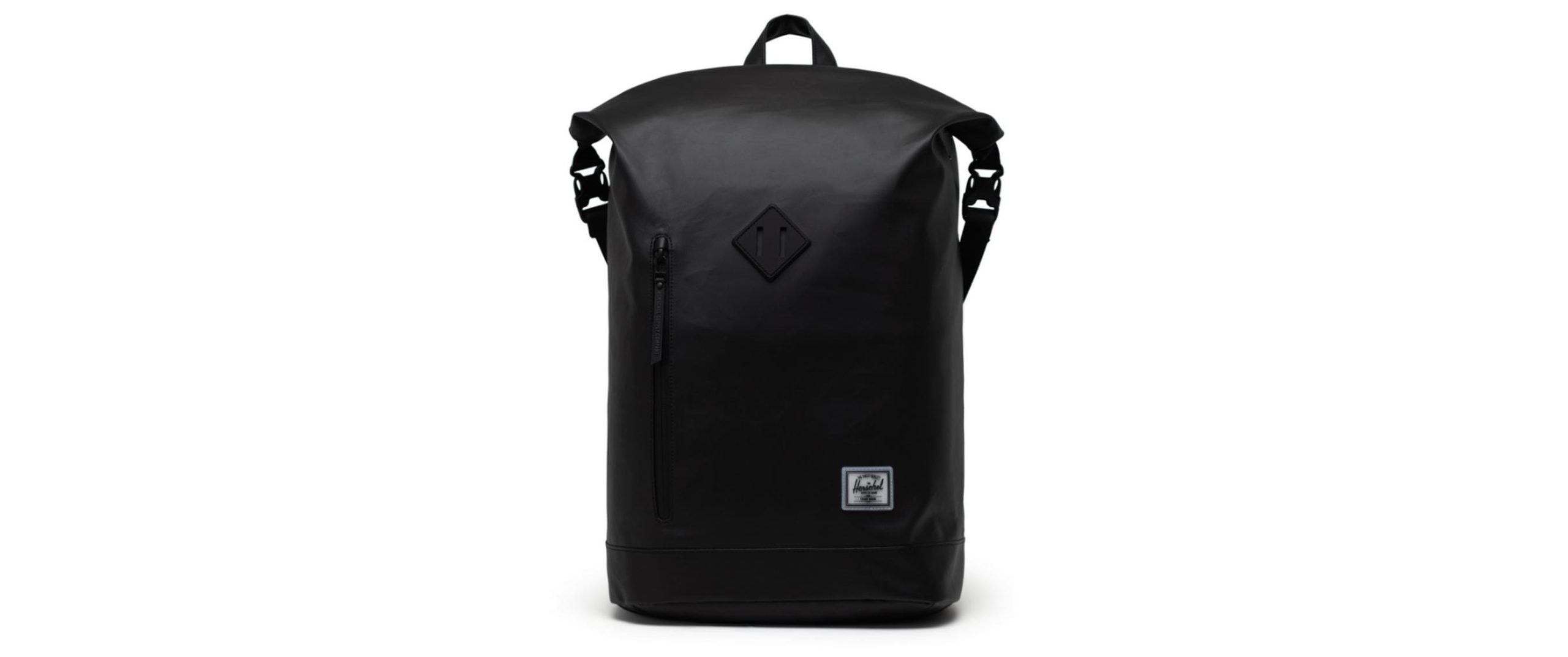 Herschel Rucksack Roll Top Schwarz, 22.5 l