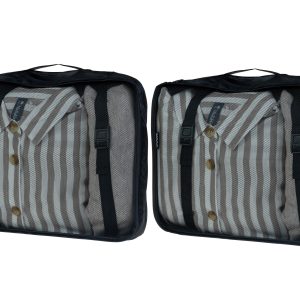 KOOR Kleiderbeutel Reesa, Grösse L, 2er-Pack, Schwarz