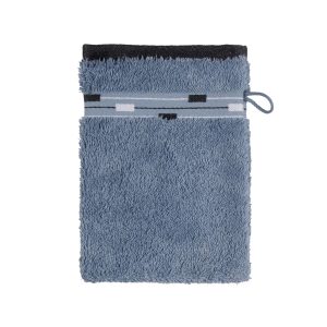 Frottana Waschhandschuh Magic 15 x 20 cm, Blaugrau