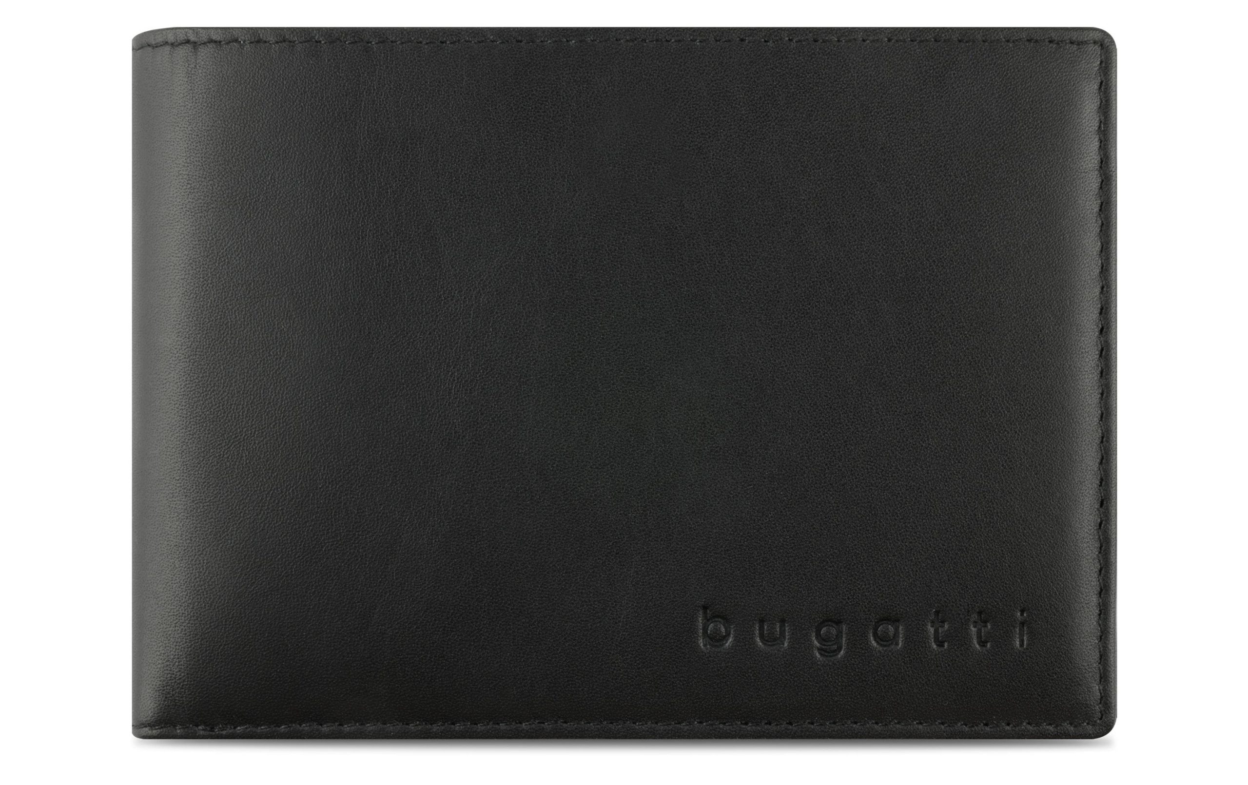 Bugatti Portemonnaie Super Slim Schwarz