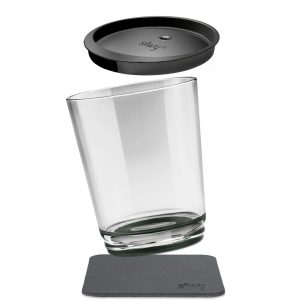 Silwy Magnet-Kunststoff-Trinkbecher Triple Grau