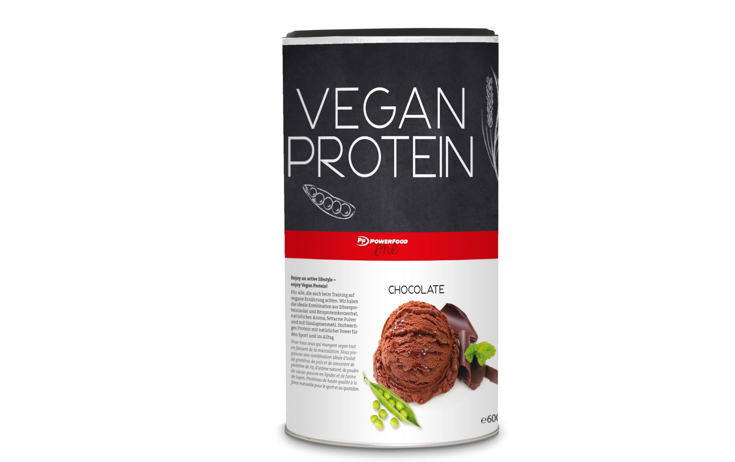 PowerFood One Pulver Vegan Schokolade 600 g