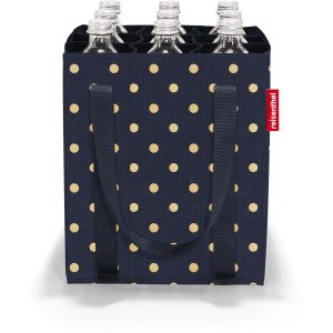 Reisenthel Flaschentasche Metallic Dots Blue
