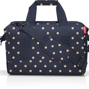 Reisenthel Umhängetasche Allrounder M Metallic Dots Blue