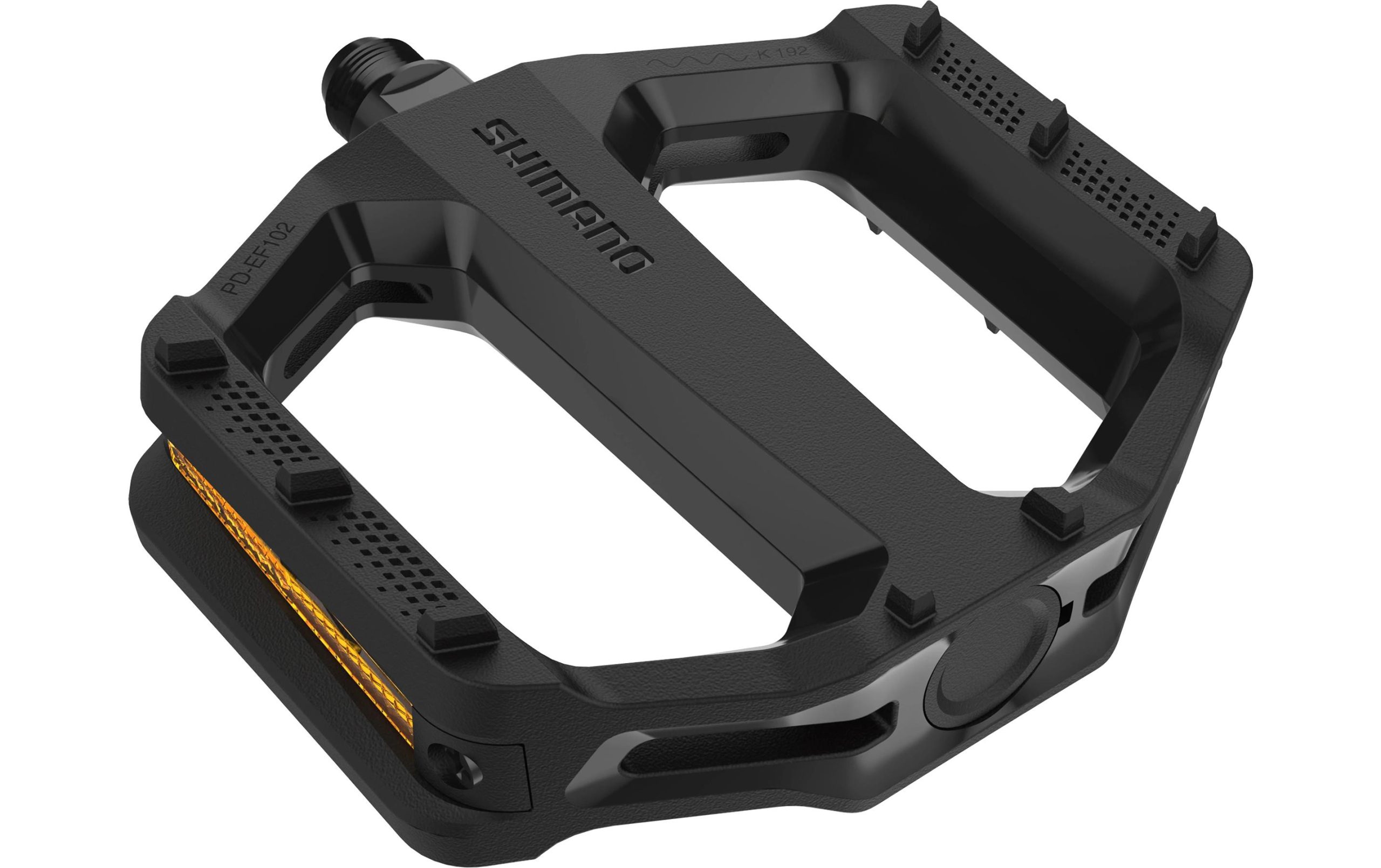 Shimano Fahrradpedale PD-EF102 Schwarz mit Reflektor
