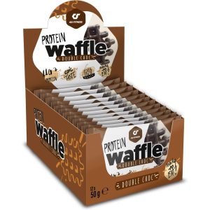 Go Fitness Nutrition Protein Waffle Box 12 x 50 g, Double Chocolate