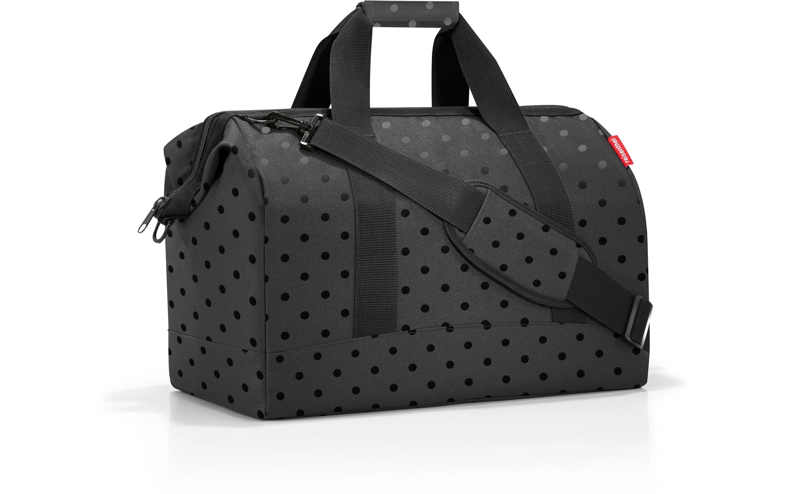 Reisenthel Umhängetasche Allrounder L Glossy Dots Black