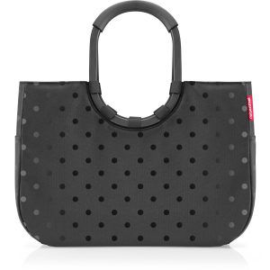 Reisenthel Einkaufskorb loopshopper L Frame Glossy dots black