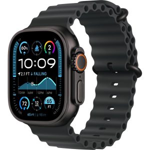 Apple Watch Ultra 2 Black Titanium Ocean Band Schwarz