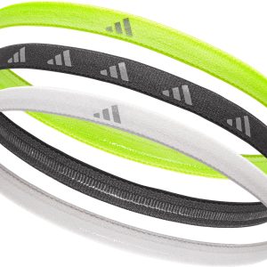 adidas Hairbands Lucid Lemon, Schwarz, Silber