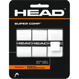 HEAD Tennis Grip Super Comp 3er-Pack, Weiss