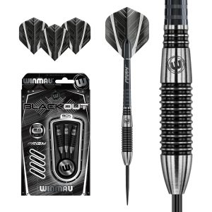 Winmau Dartpfeile Steeldart Blackout 3 Stück