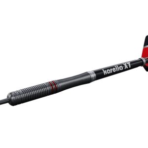 Karella Dartpfeile Steeldart Fighter 24g, 3 Stück – Schwarz