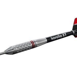 Karella Dartpfeile Steeldart Commander 21g, 3 Stück – Silber