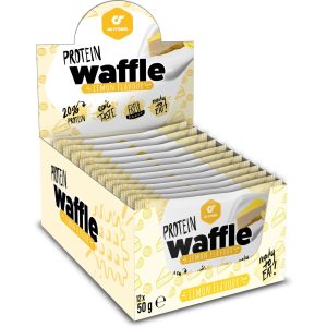 Go Fitness Nutrition Protein Waffle Box 12 x 50 g, Zitrone