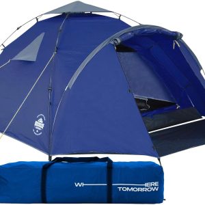 Where tomorrow Drei Personenzelt Pop-Up – Blau