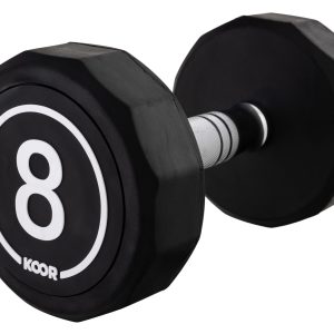 KOOR Kurzhantel 8 kg, Schwarz