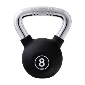 KOOR Kettlebell 8 kg, Schwarz