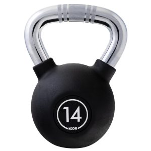 KOOR Kettlebell 14 kg, Schwarz