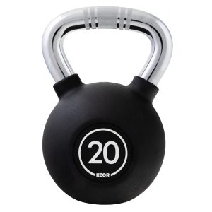 KOOR Kettlebell 20 kg, Schwarz