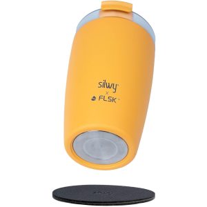 Silwy Magnet-Thermobecher Gelb