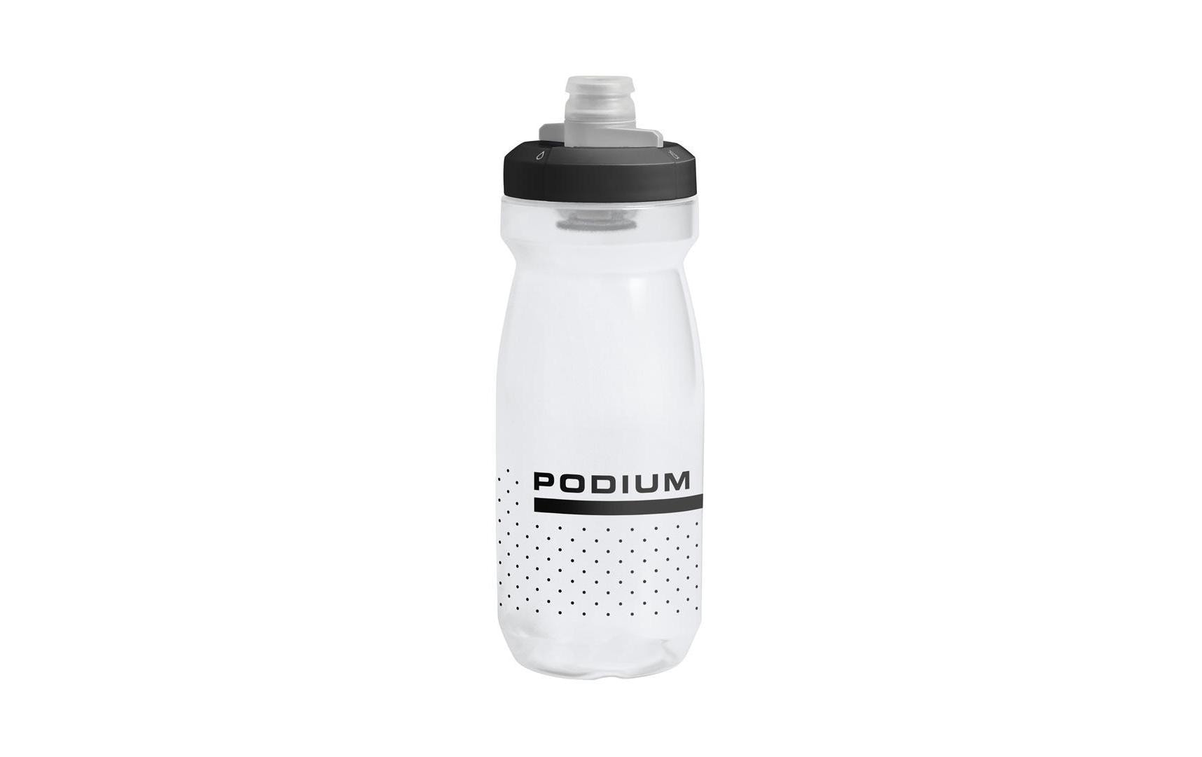 CamelBak Bidon Podium Bottle, 0.62 l, Schwarz/Transparent