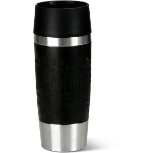 Emsa Thermobecher Travel Mug 360 ml, Schwarz
