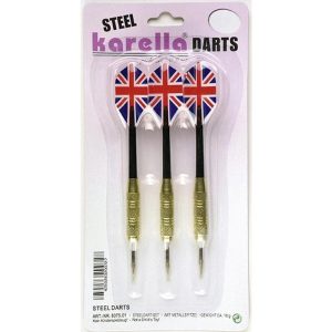 Karella Dartpfeile Steeldart Blister-Set