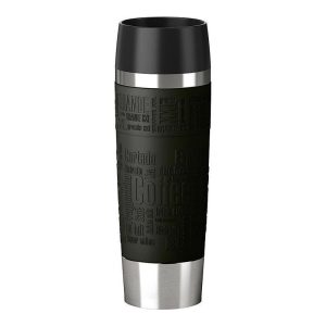 Emsa Thermobecher Travel Mug Grande 500 ml, Schwarz