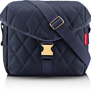 Reisenthel Umhängetasche Saddle Bag M Rhombus Midnight Gold