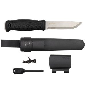 morakniv Survival Knife Garberg mit Survival Kit, (S), Schwarz