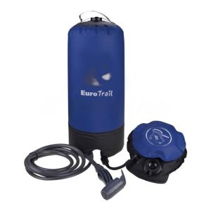 Eurotrail Outdoor Dusche Druckdusche mit Fusspumpe