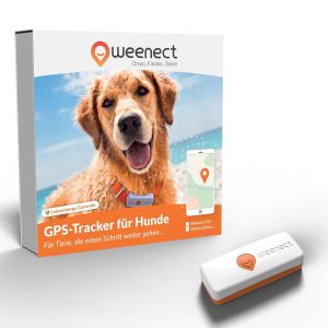 Weenect GPS-Tracker XS für Hunde, Weiss