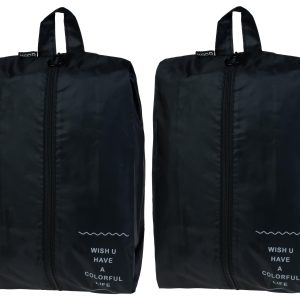 KOOR Schuhbeutel Reesa, 2er-Pack, Schwarz