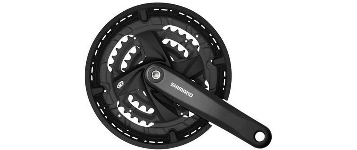 Shimano Kurbelgarnitur FC-M371-L 4-kant, 170 mm