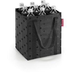 Reisenthel Flaschentasche Glossy Dots Black